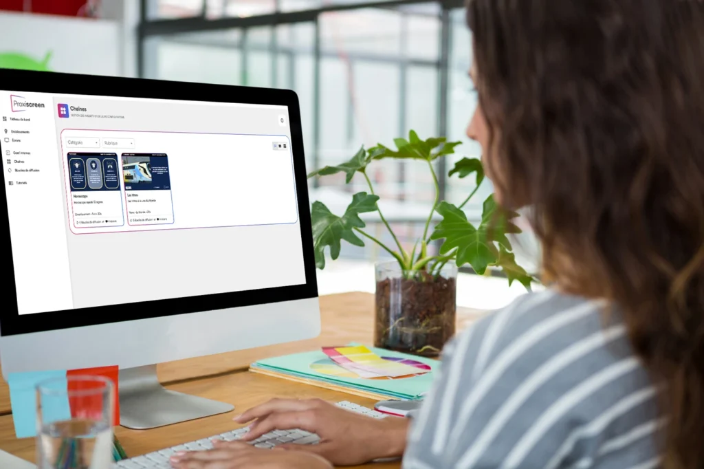 interface du logiciel proxiscreen